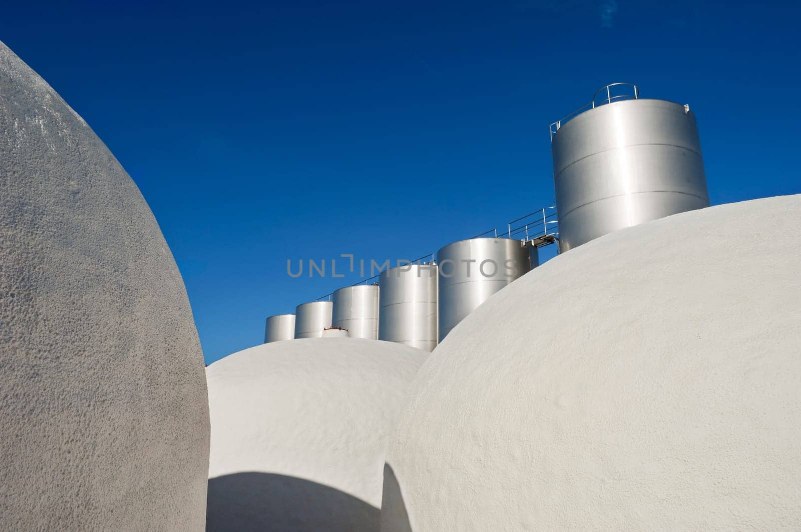 Tanks in a winery