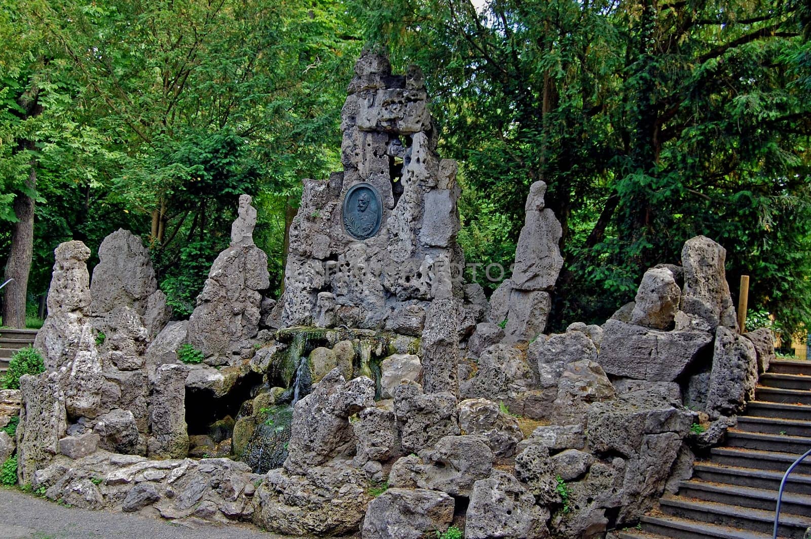 Monument in the Stadtpark Würzburg