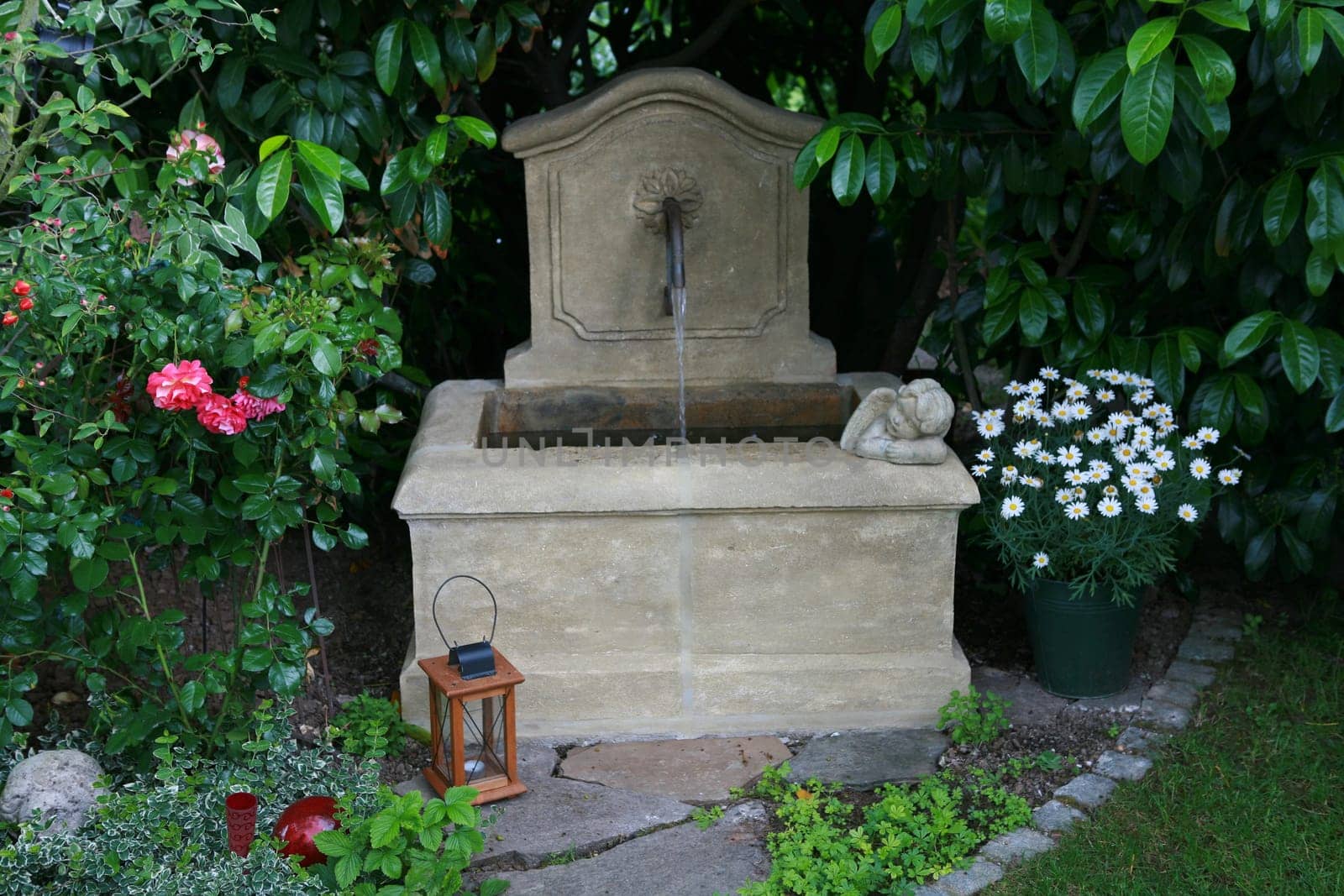 Fountain in the garden