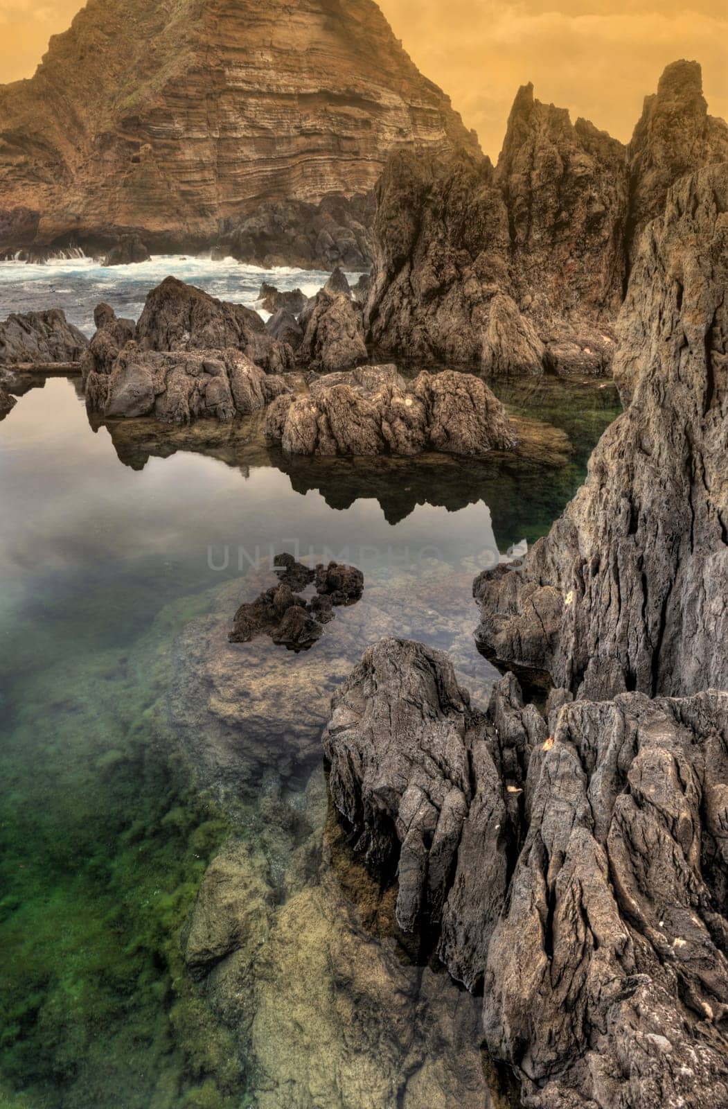 Porto Moniz natural pools, Madeira island, Portugal