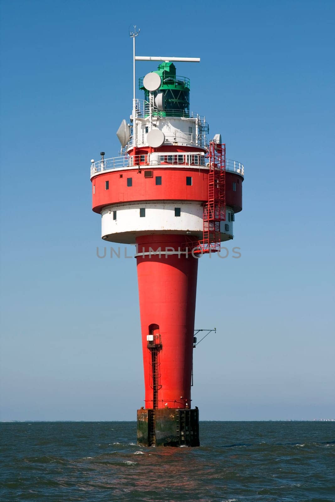 Lighthouse Alte Weser,North Sea,Germany