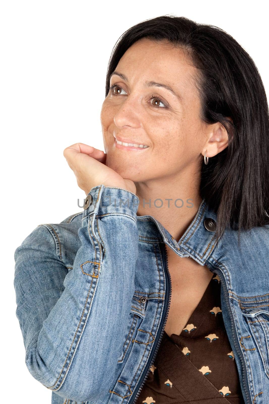 Attractive brunette girl
