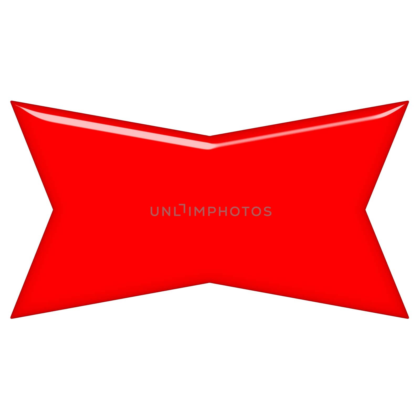 3D Red Banner