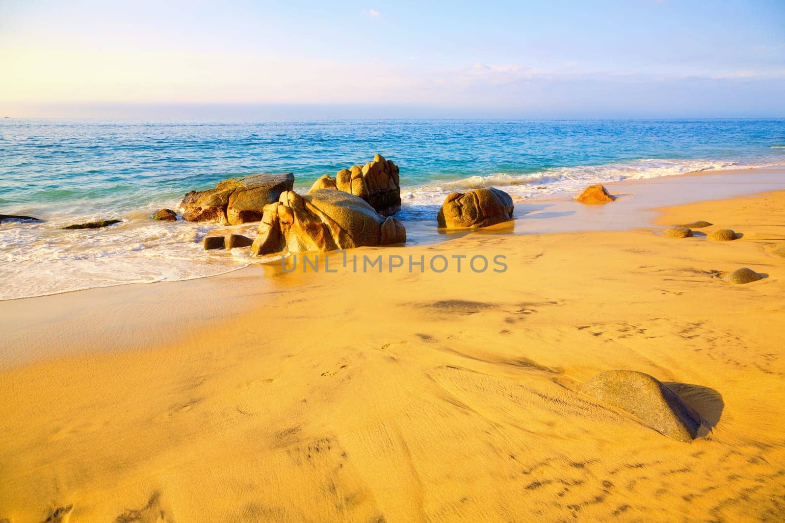Rocks on the beach