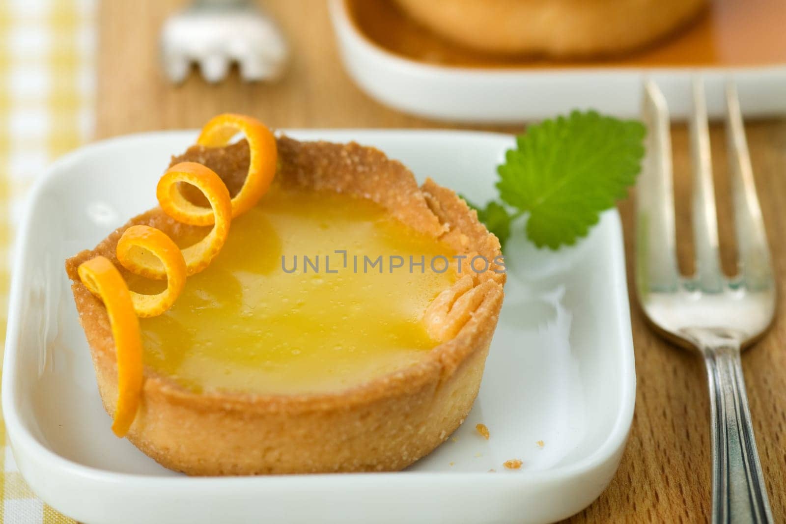 An orange tart