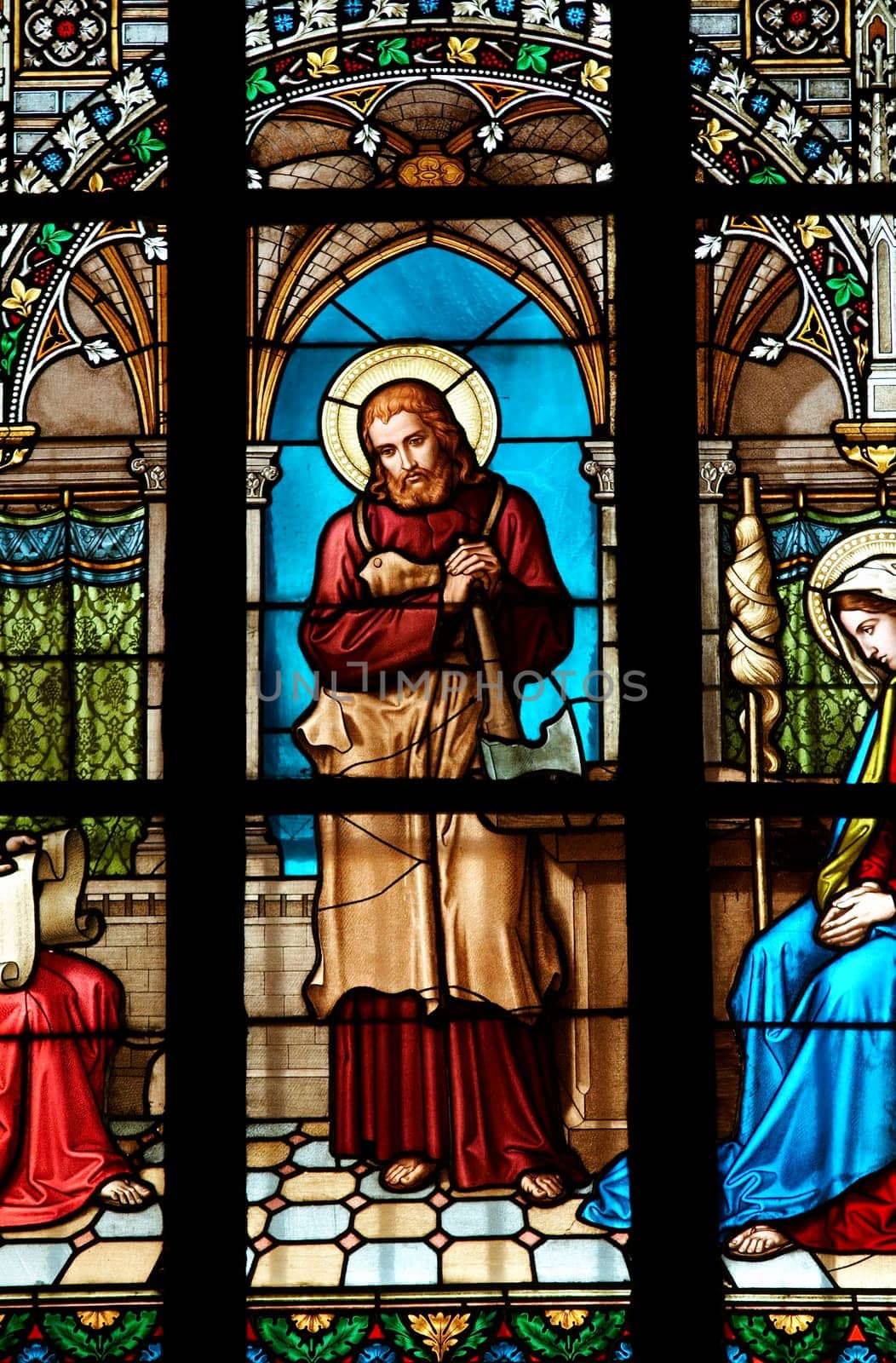 stained window
