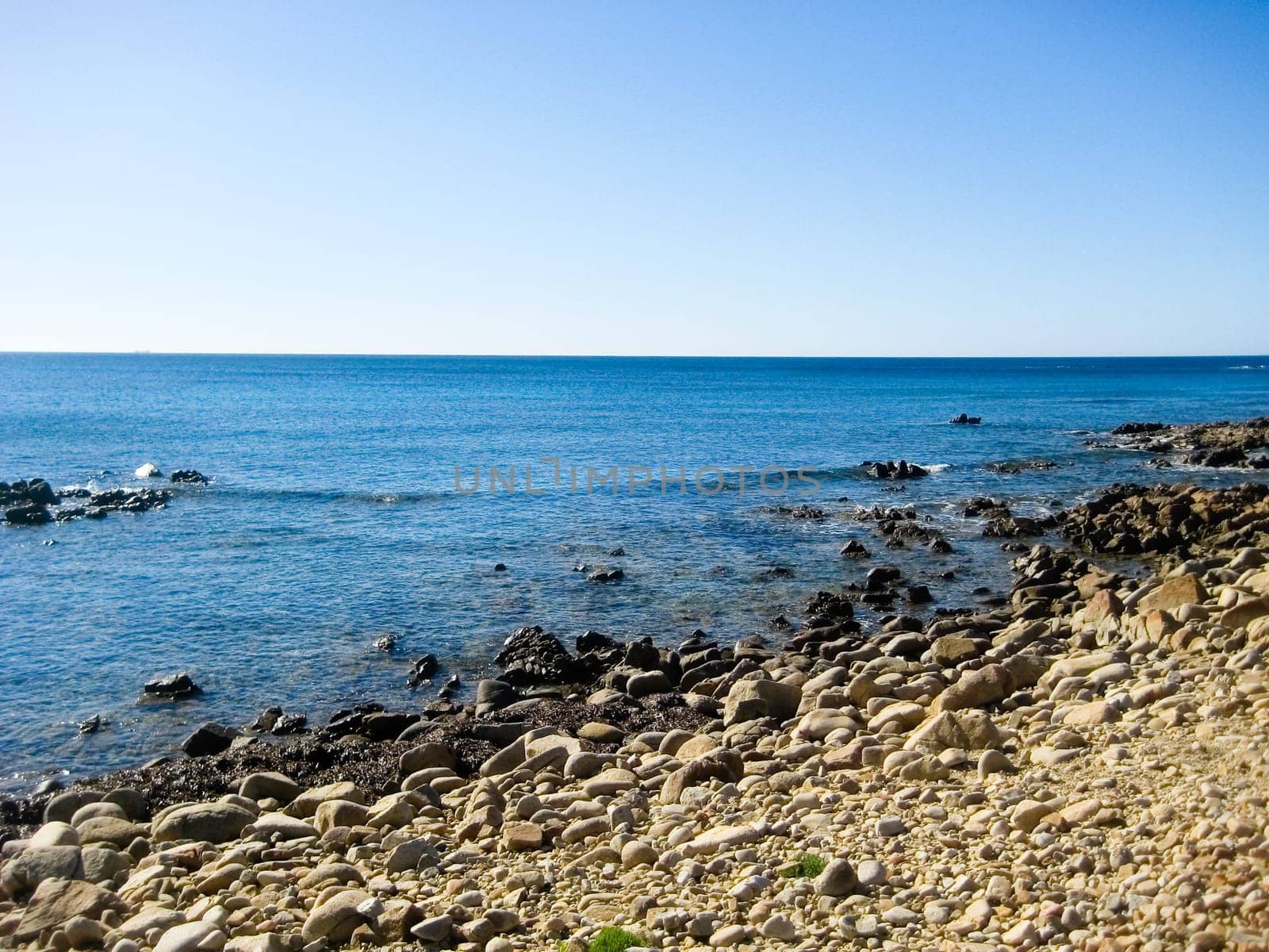 Coastal landscape in Sardinia,sandy beach