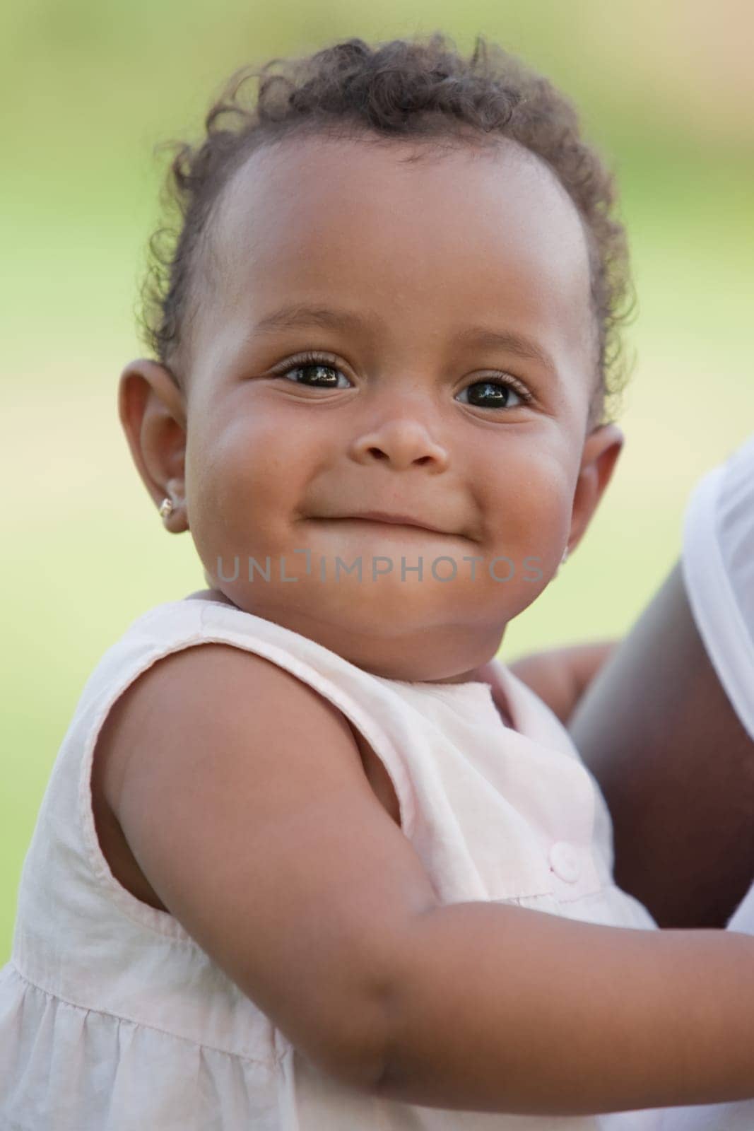 Adorable african baby girl