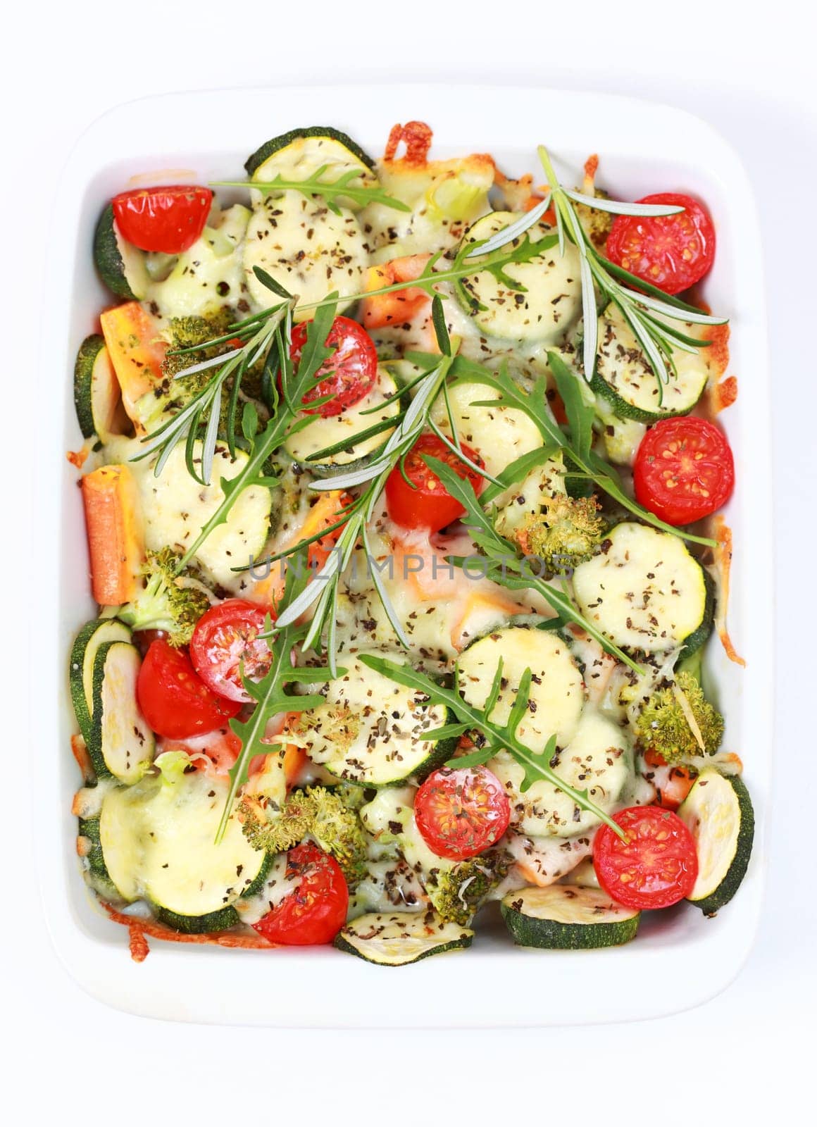 Baked mixed vegetable
