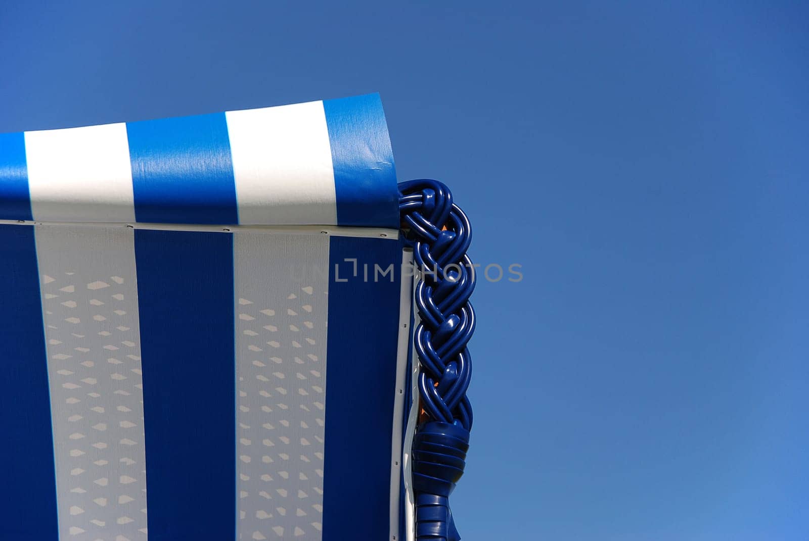 blue beach chair