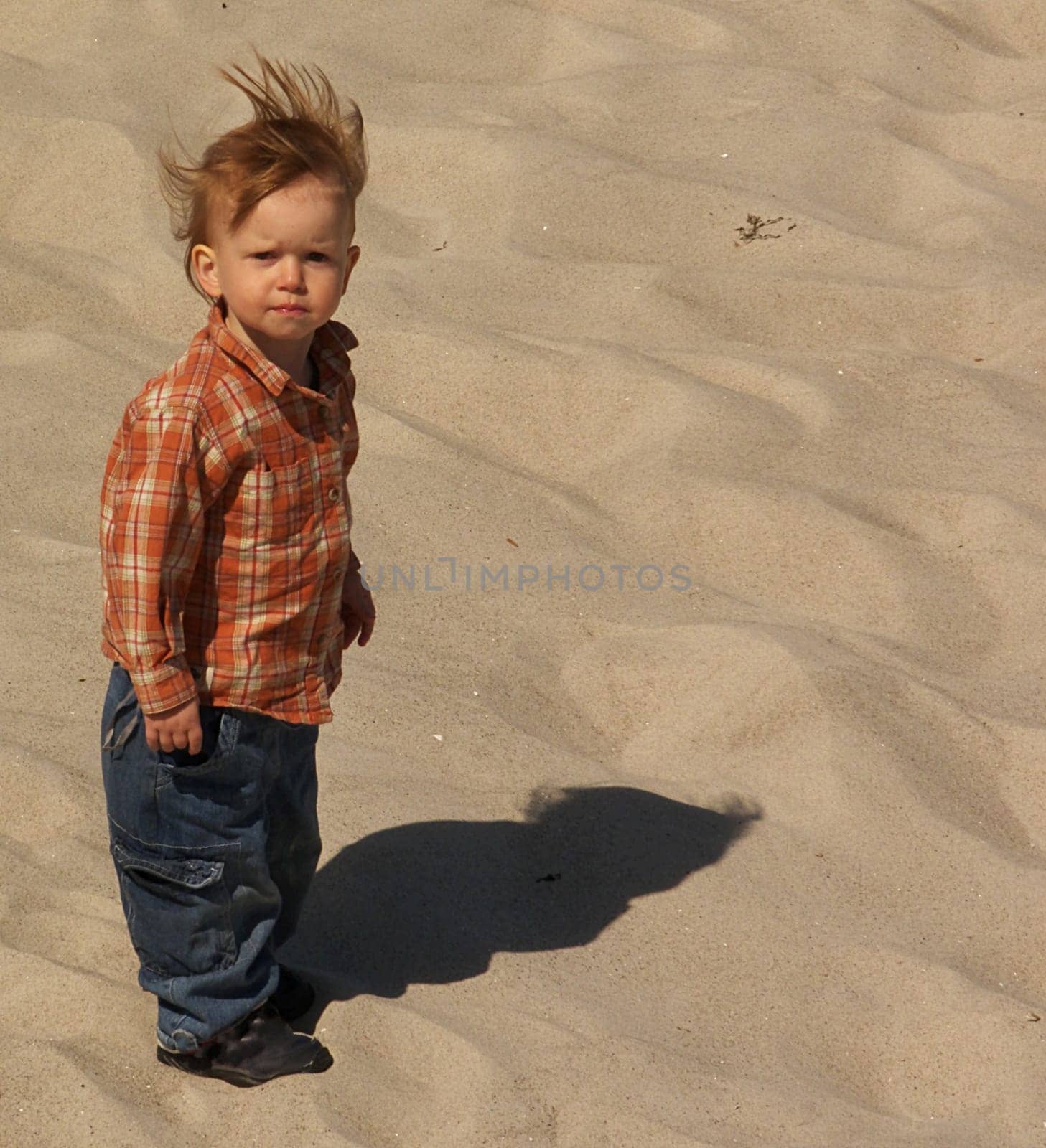 Child on the beach