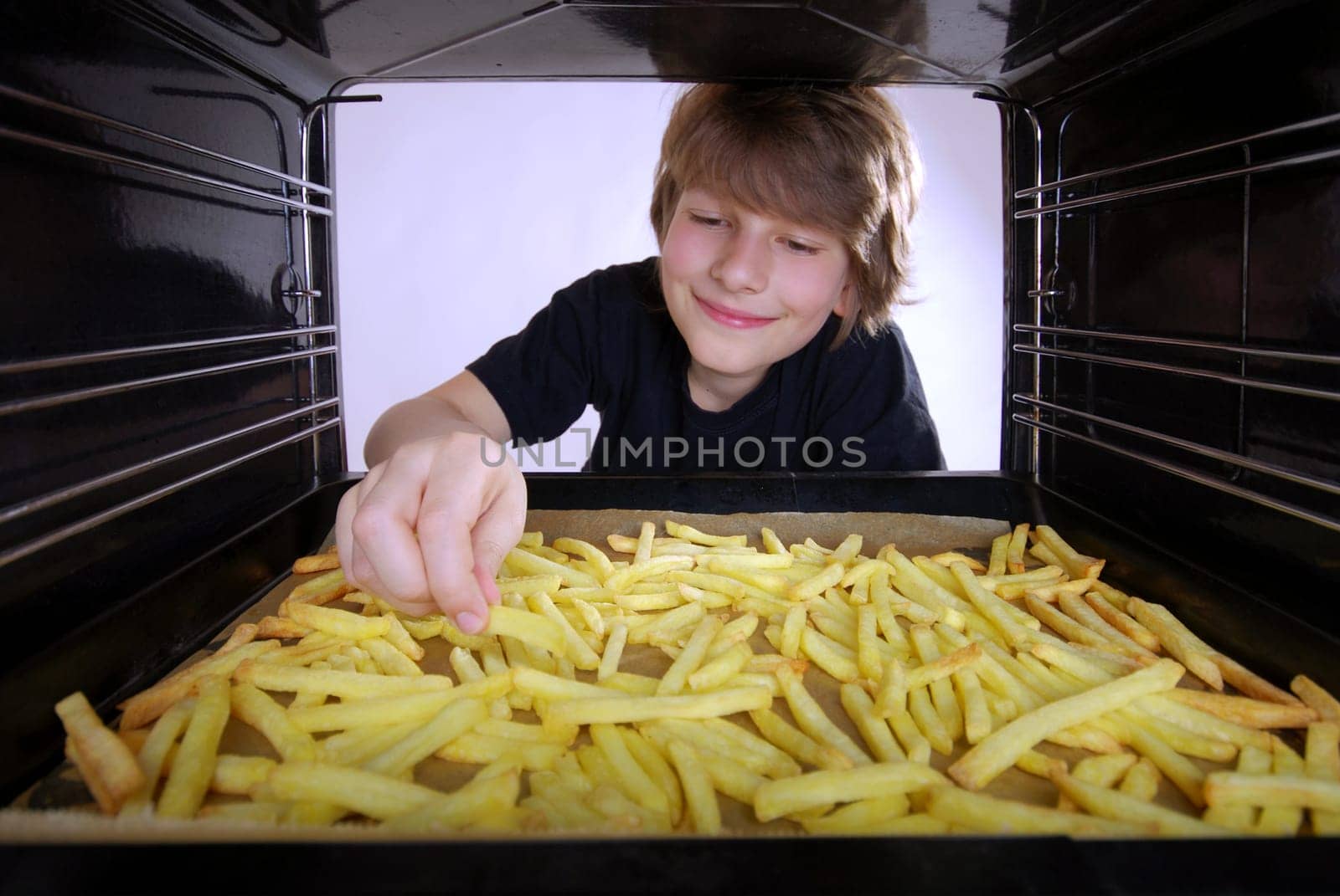 Bake french fries