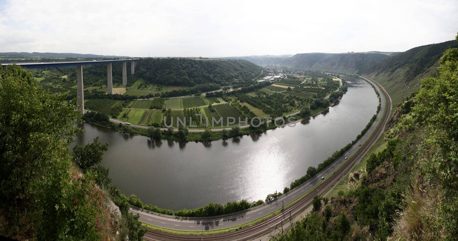 Moselle Valley Bridge near Winningen-Dieblich