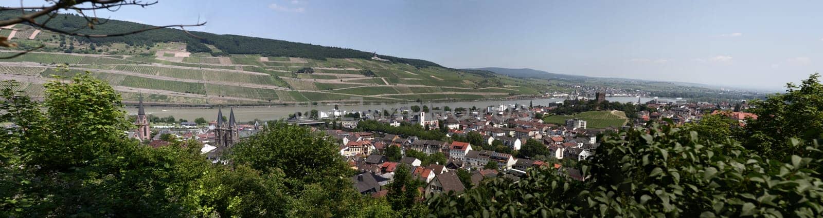 View from Bingen's Rochusberg to Bingen