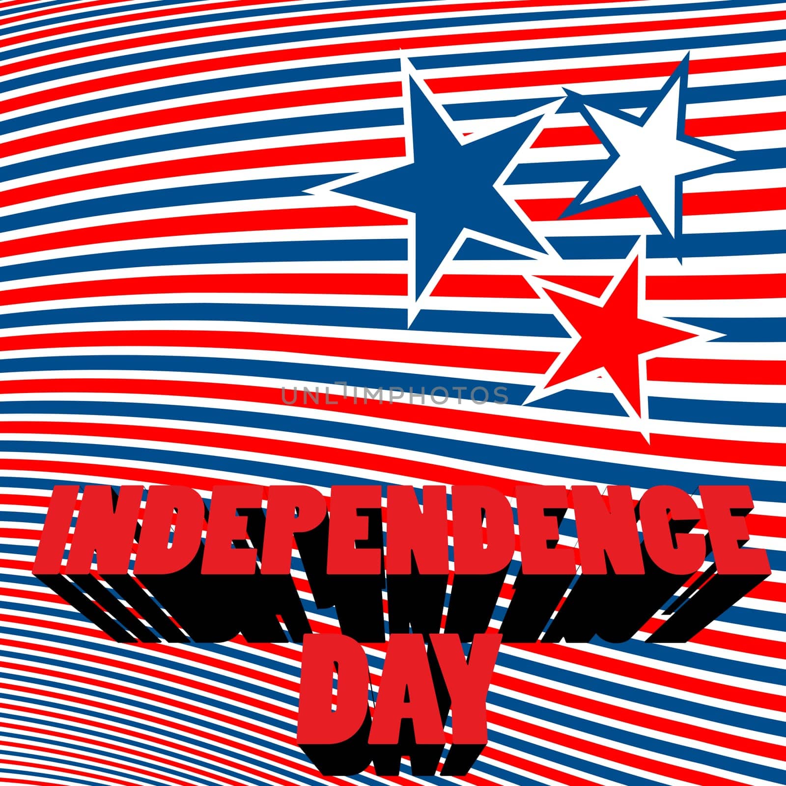 Independence day illustrated