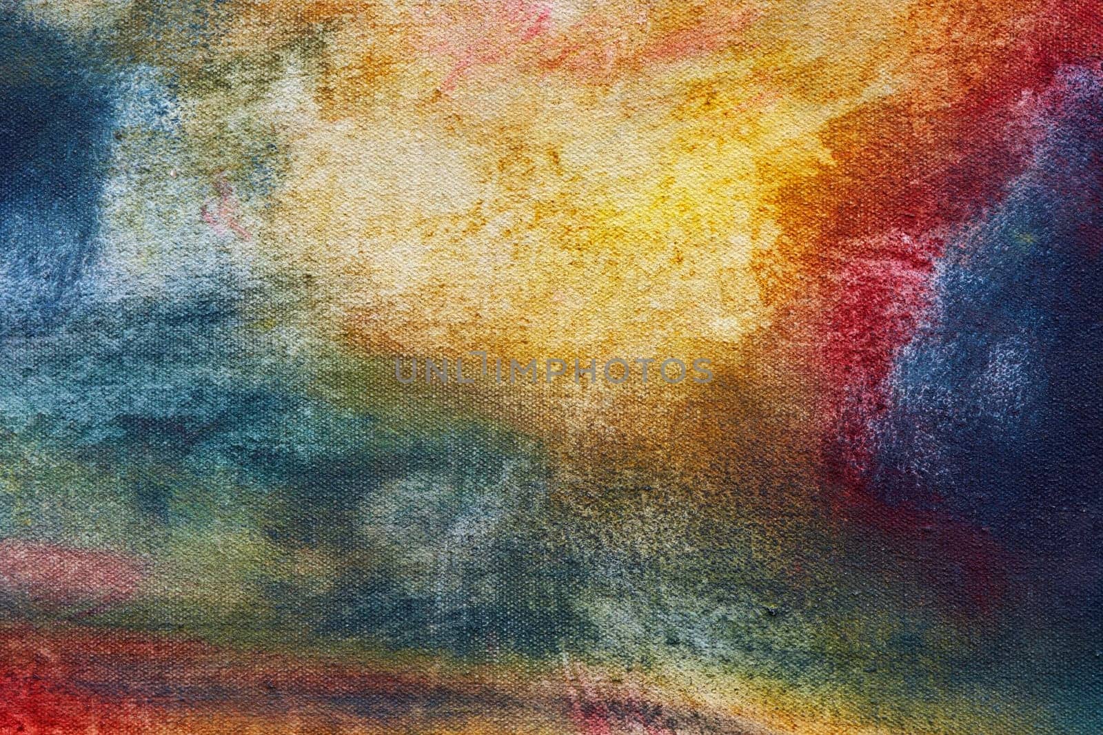 color-painted canvas