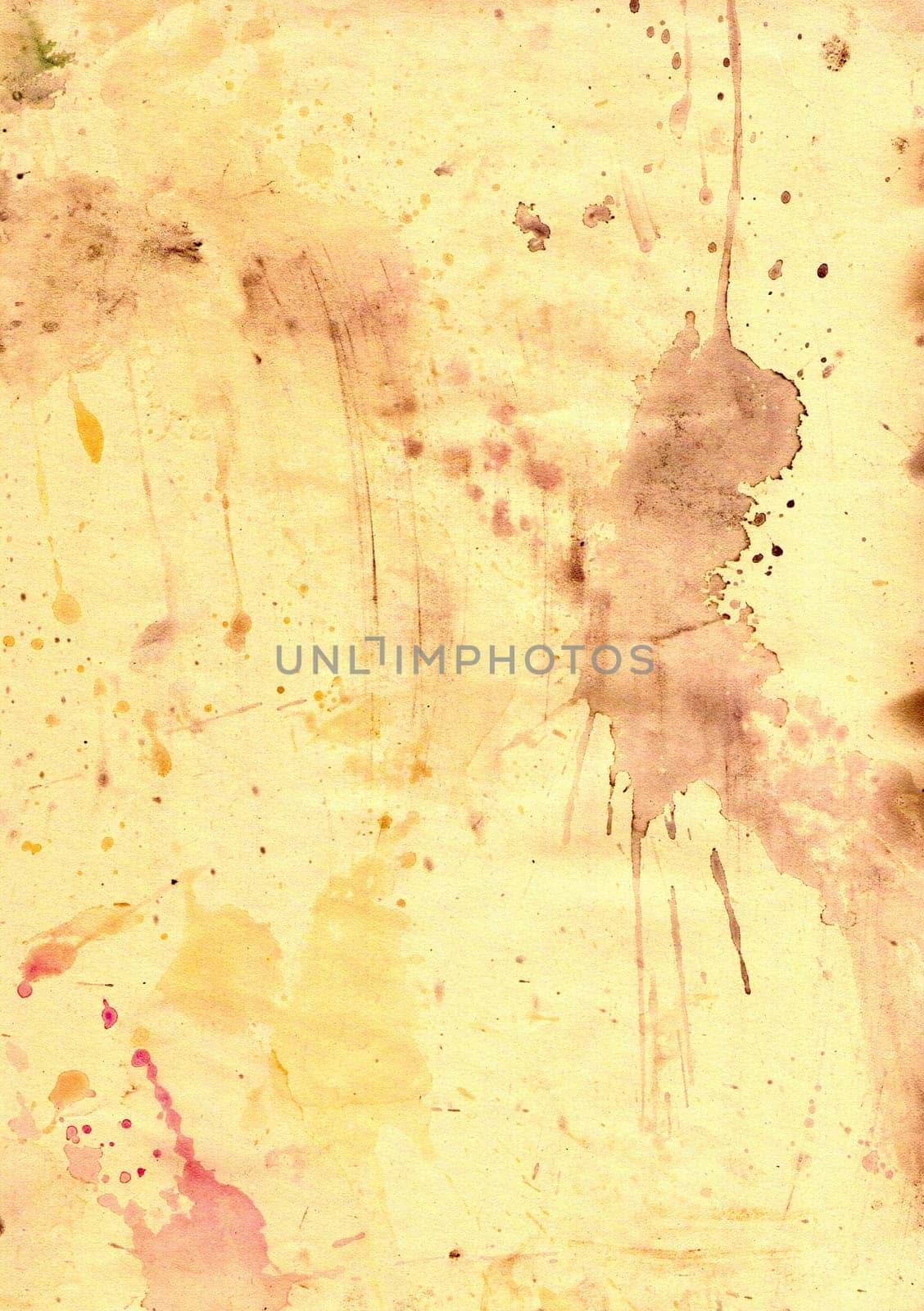 old grunge paper with blobs
