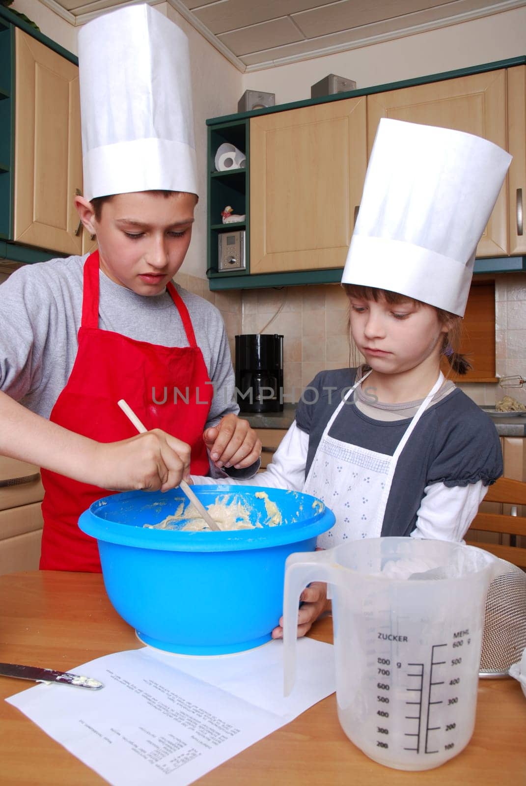 to bake or baking  without roast