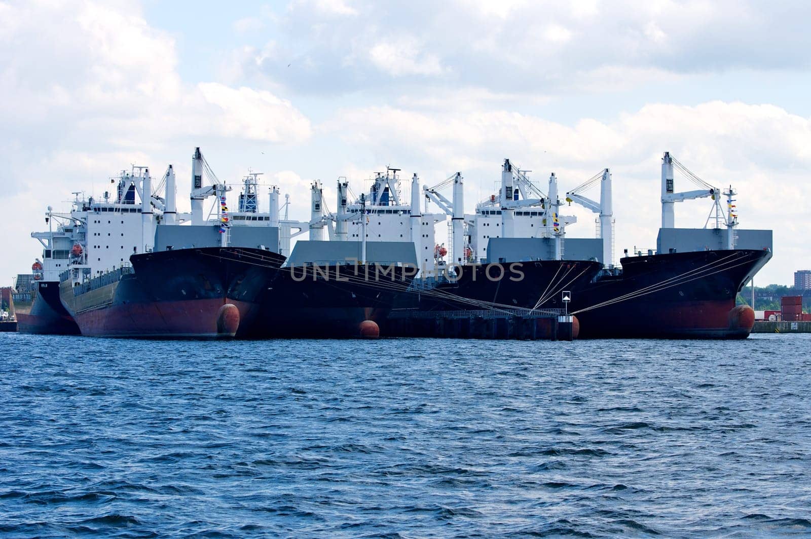 Freighters in Kiel
