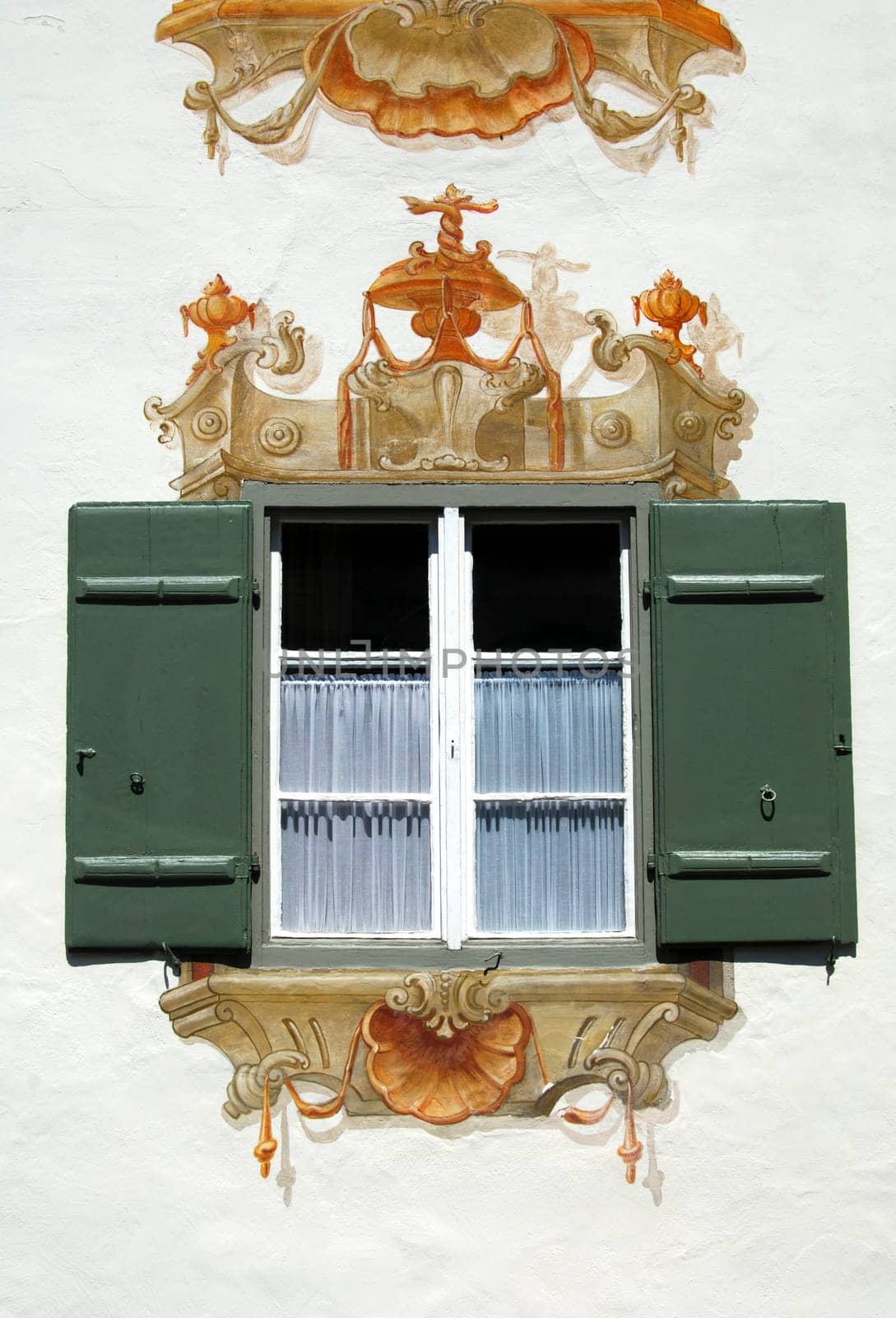 Window decoration in Oberammergau,Bavaria