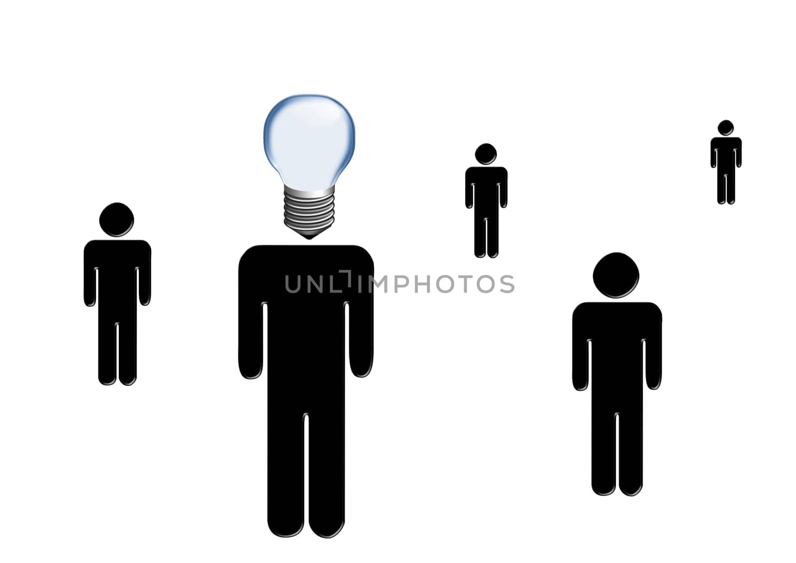 Man with Idea