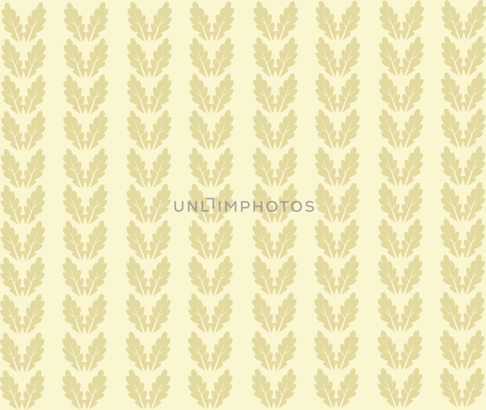 beige leaves pattern