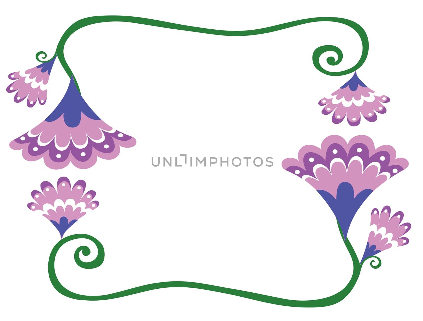 purple flower pattern