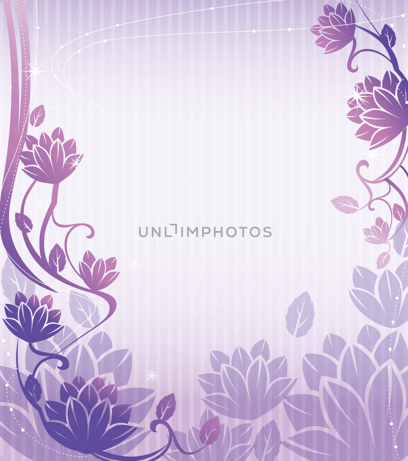 purple lotus flower pattern