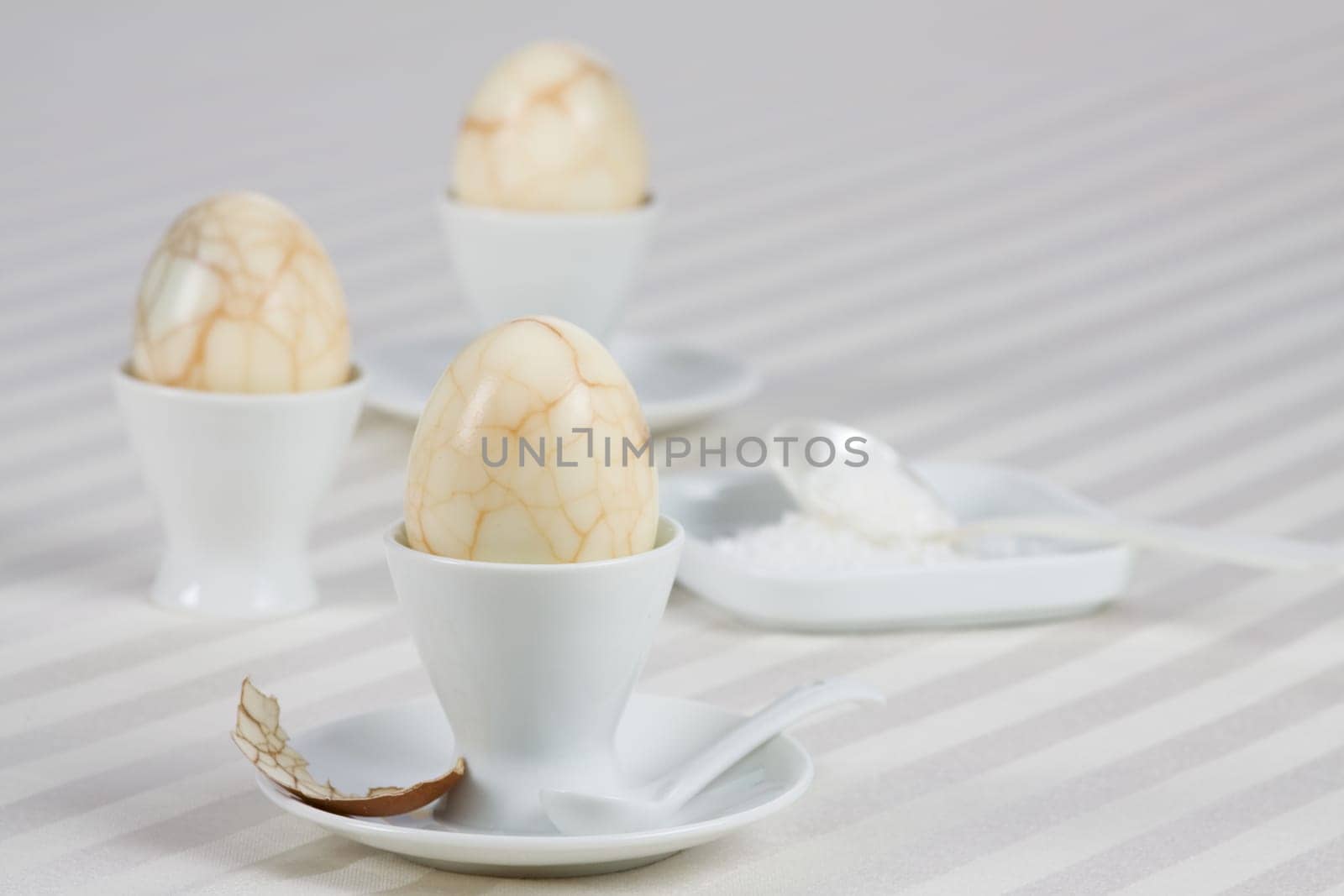Three Marble Eggs