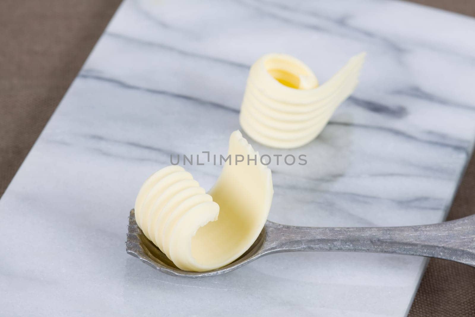 Two flakes of butter
