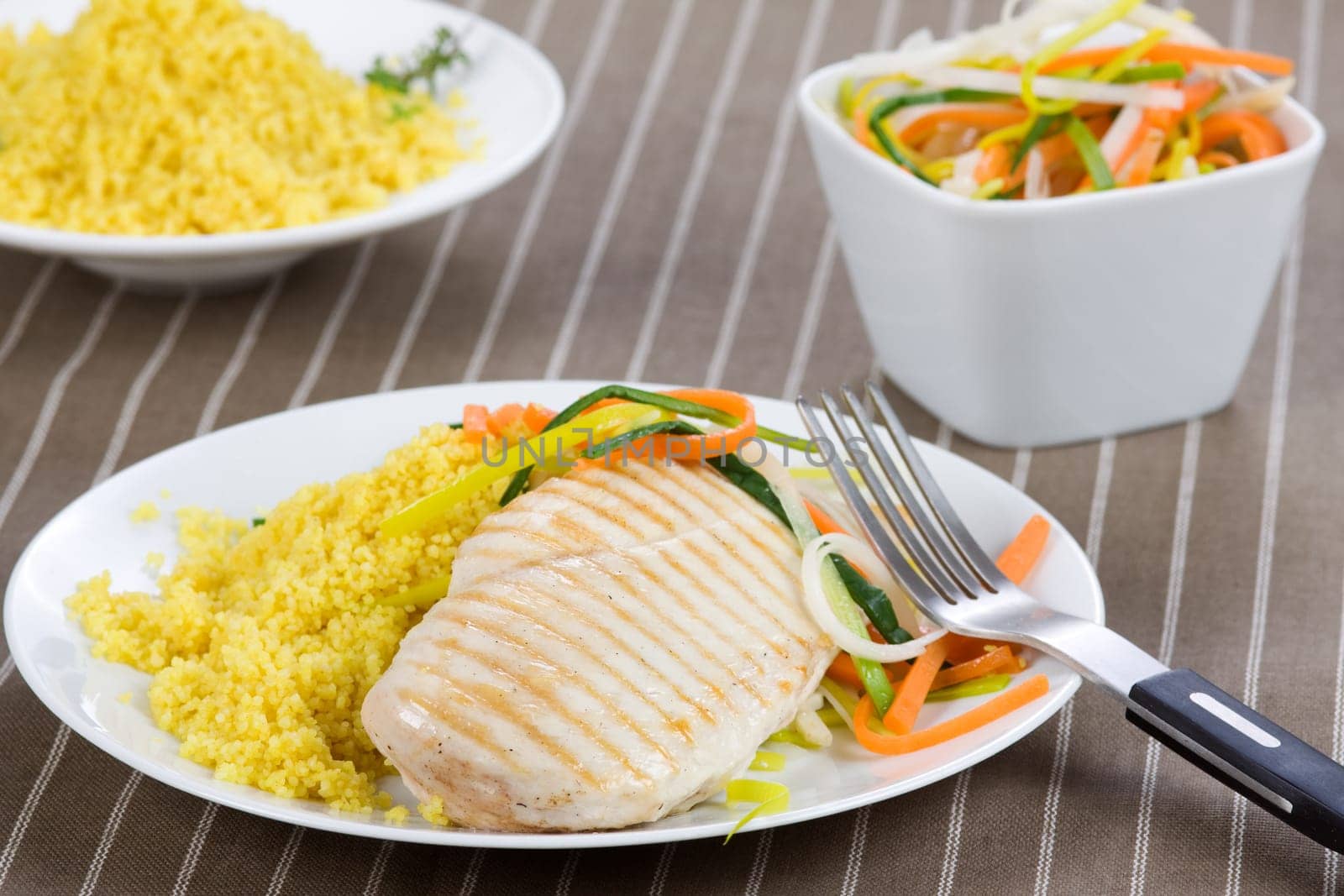 Chicken and millet