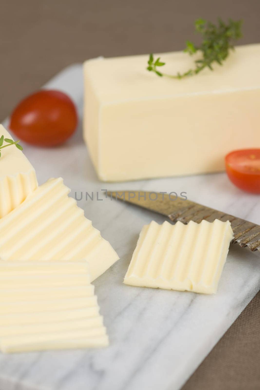 Butter with tomatoes