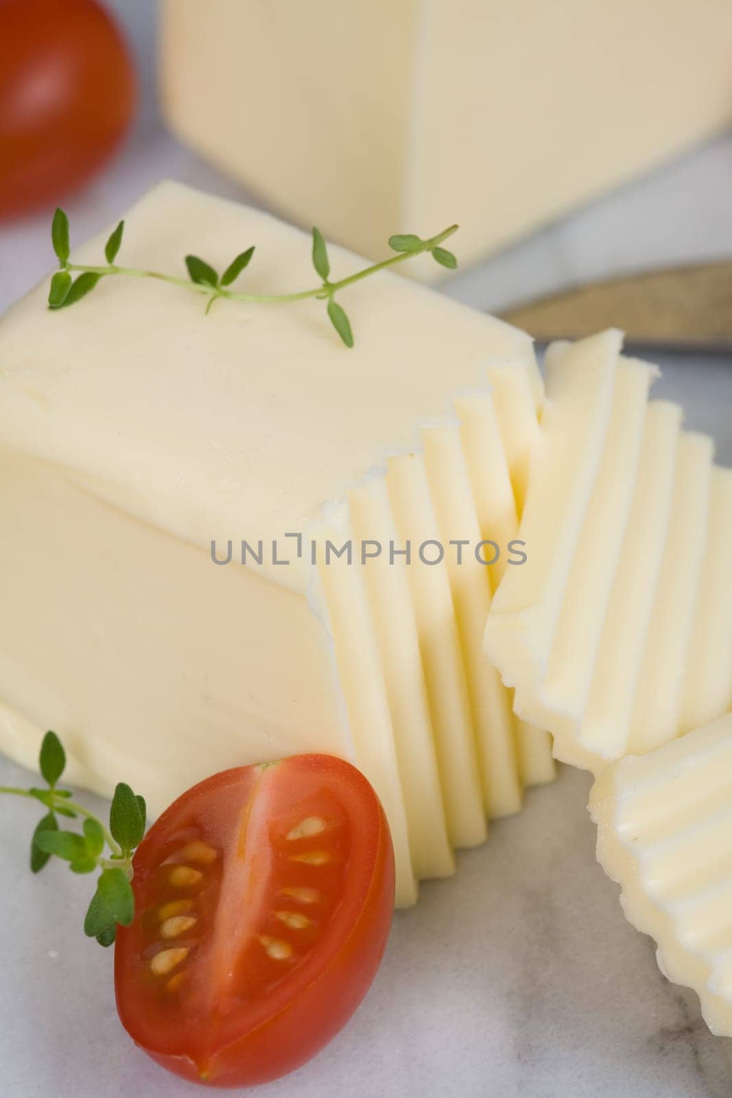 Butter and knife