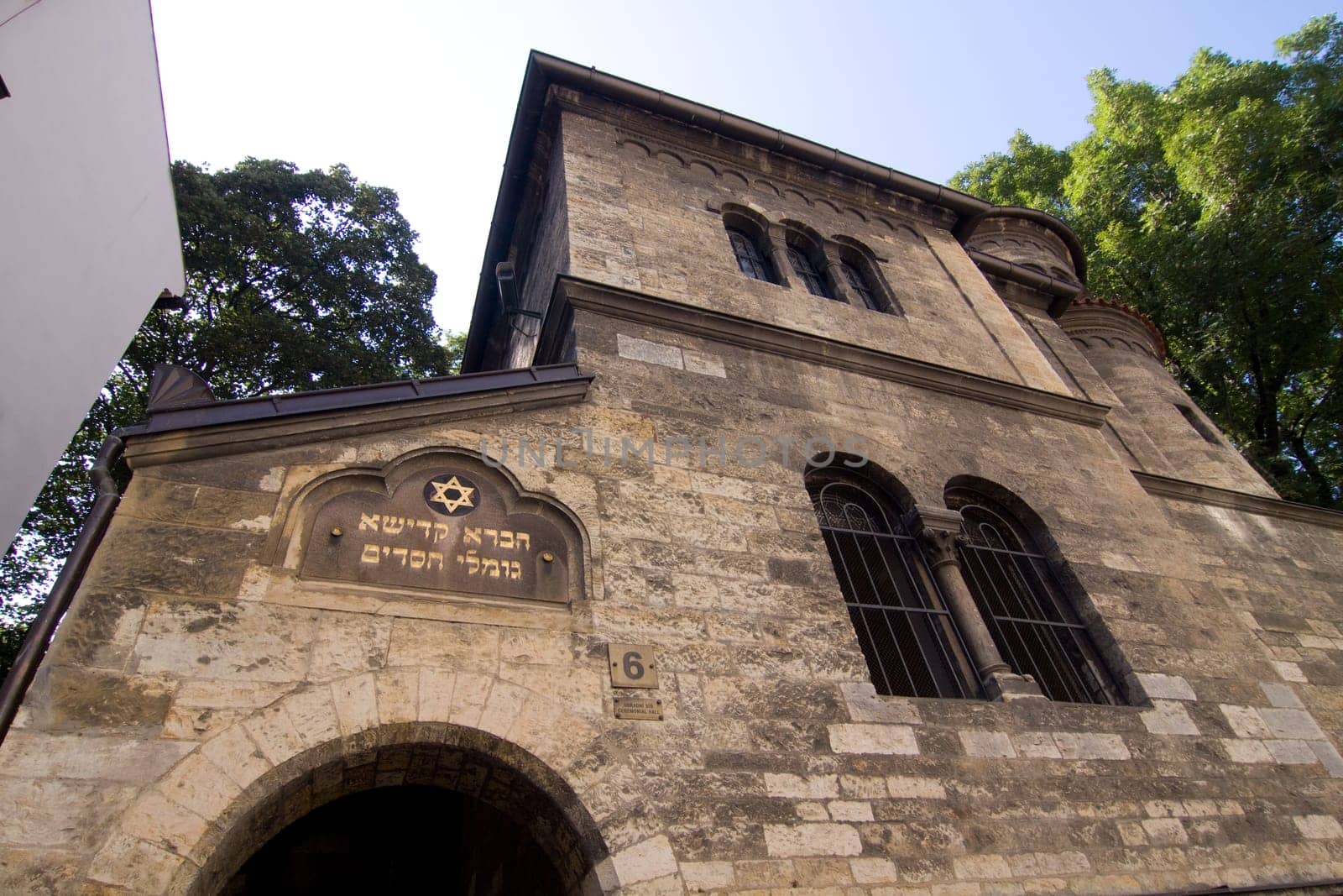 Synagogue entrance