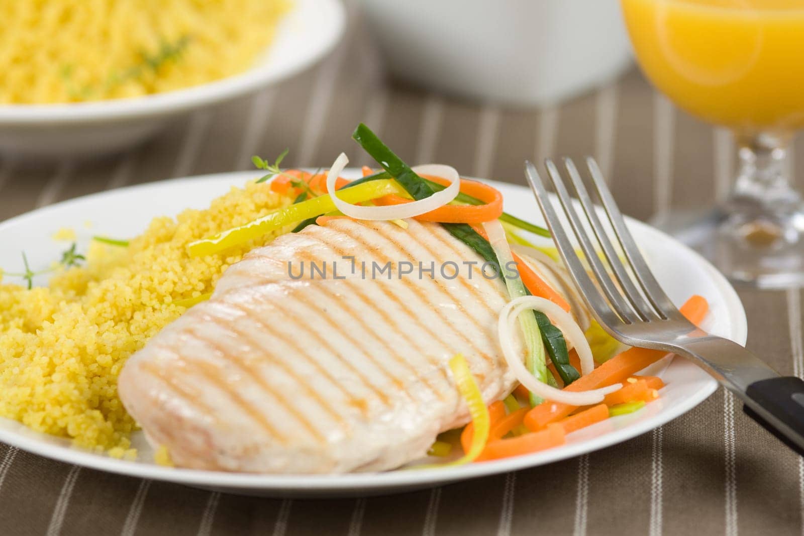 Chicken with millet