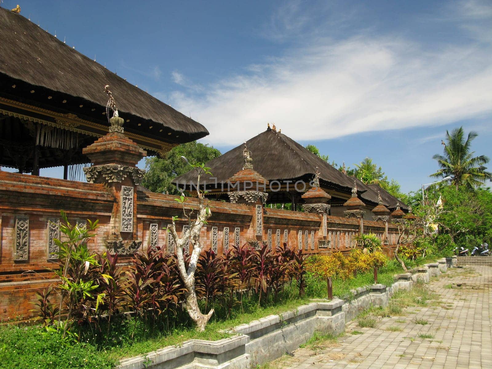 Garden on Bali temple, Indonesia
