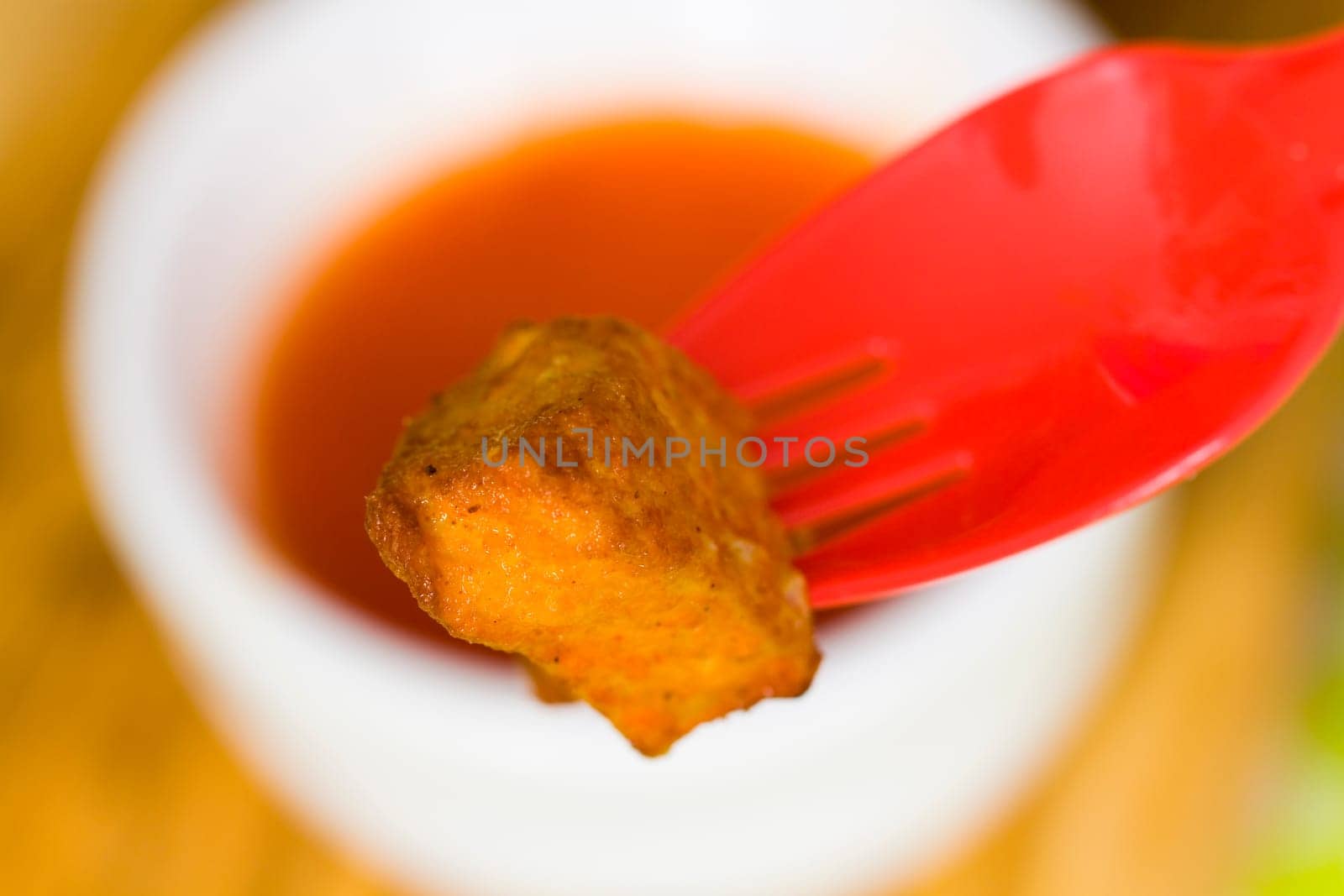 Chicken with chili sauce