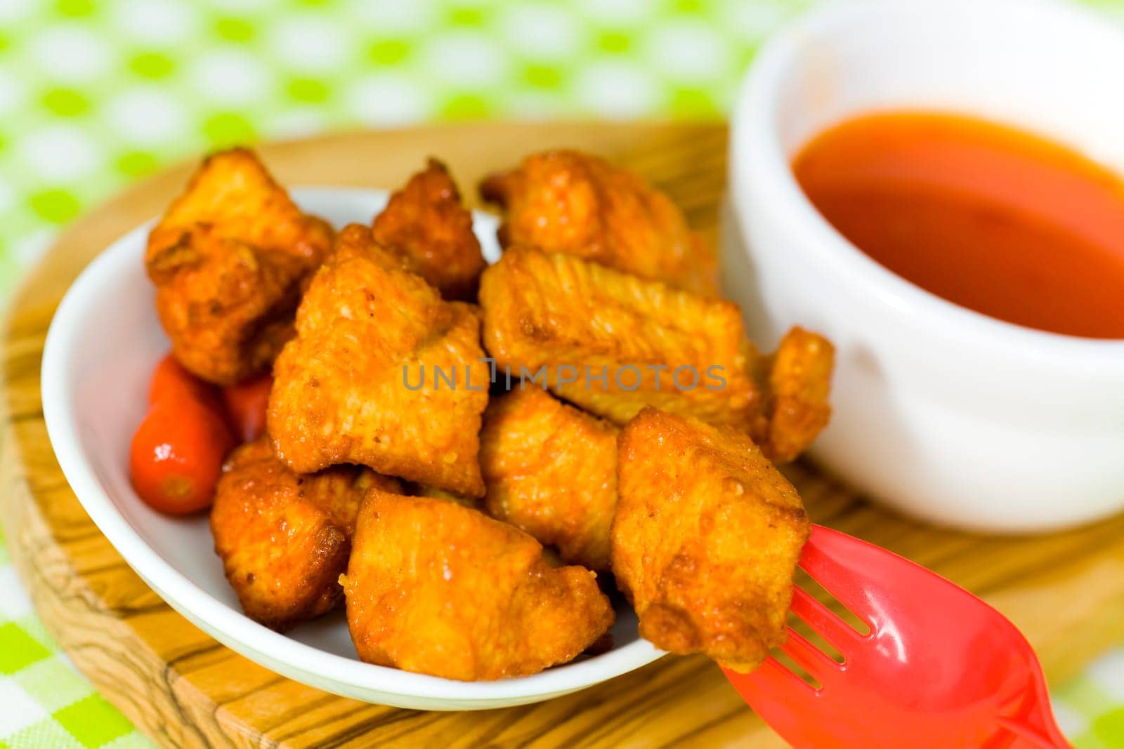 Chicken with chili sauce