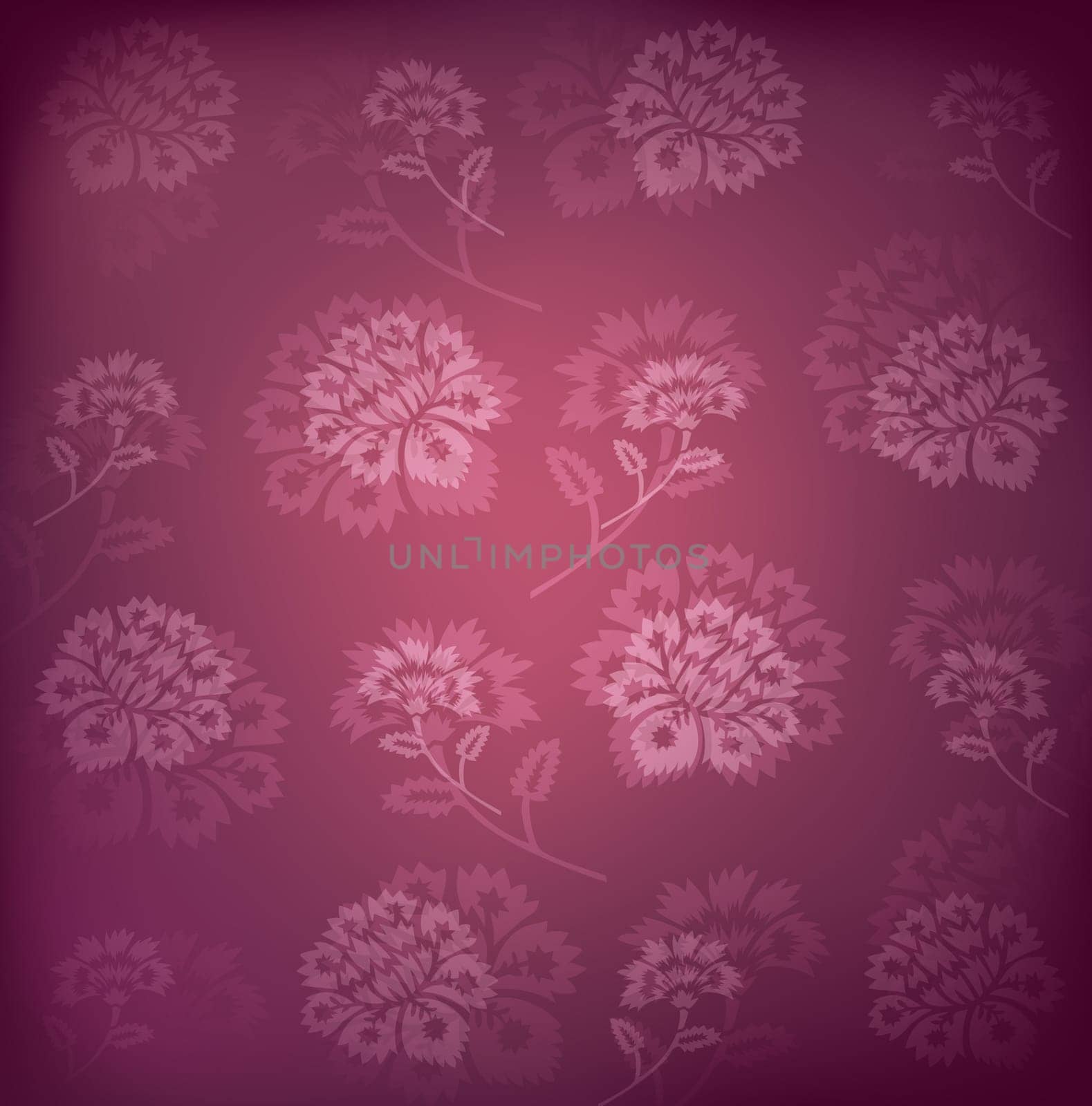 flower damask pattern
