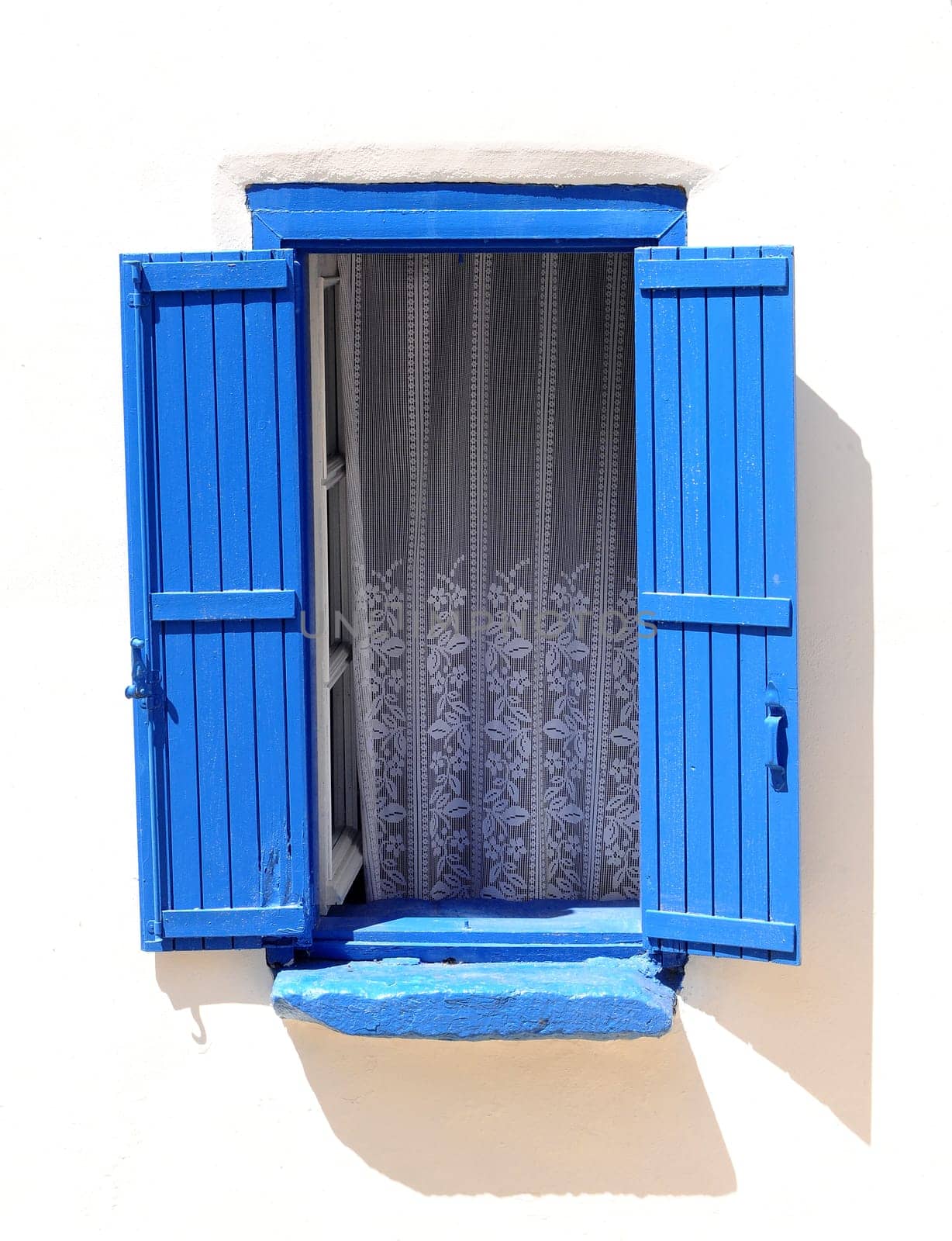 Window in blue in Crete
