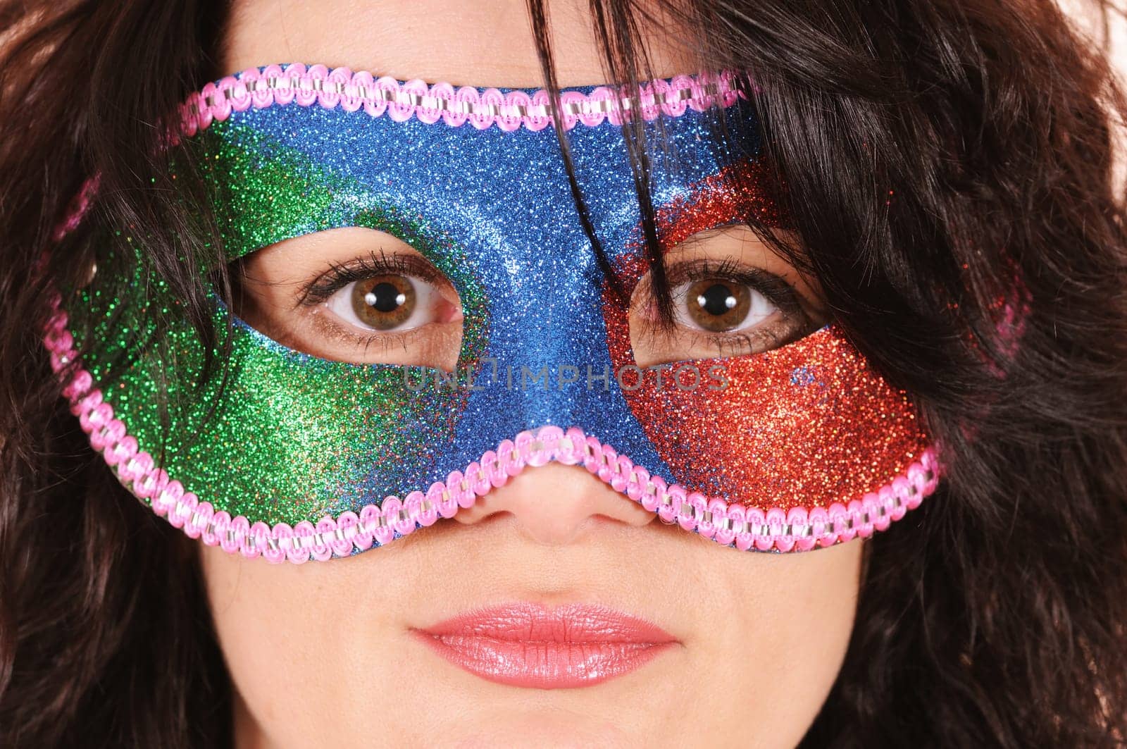 woman in mask