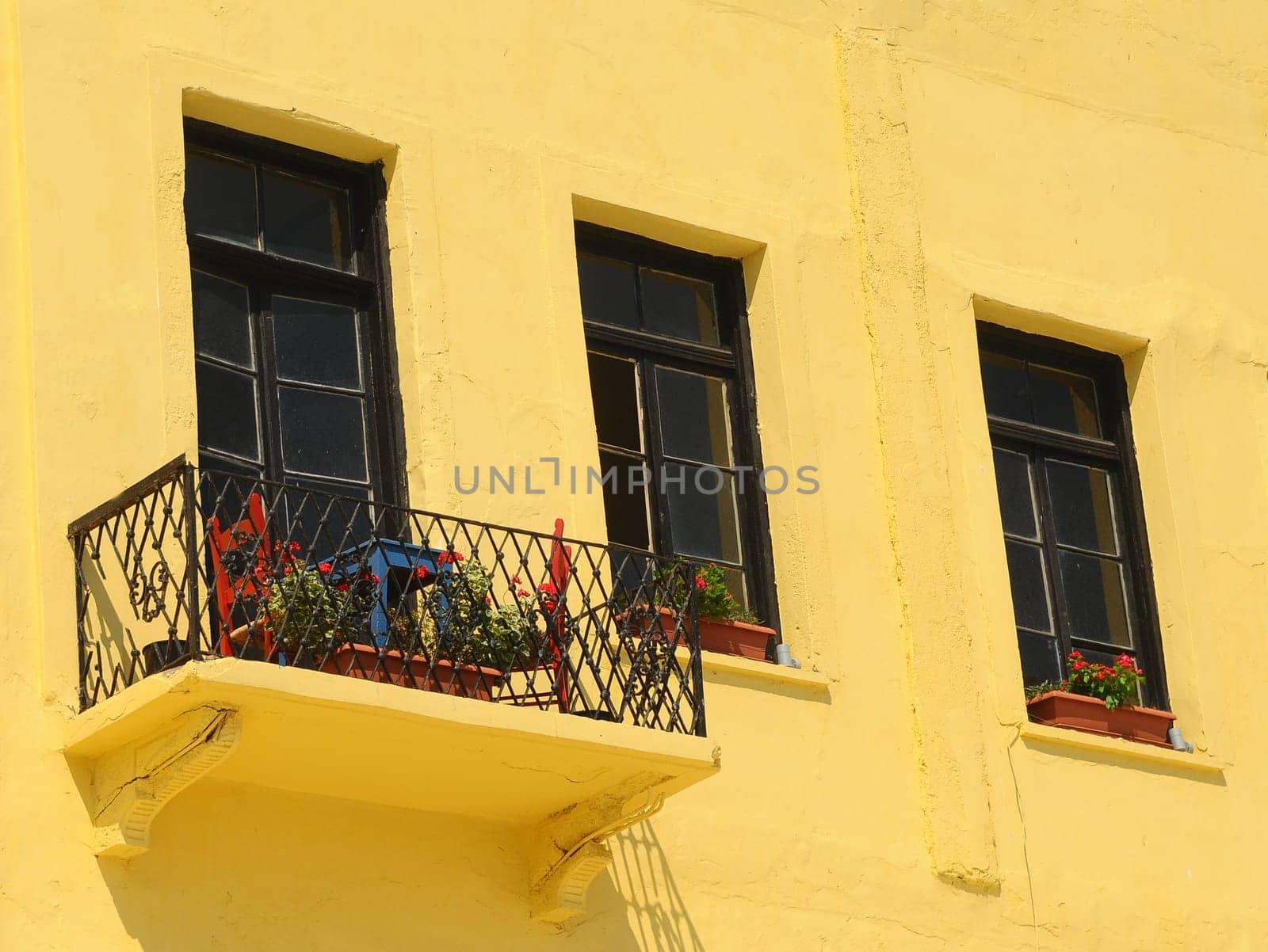 House façade in Crete