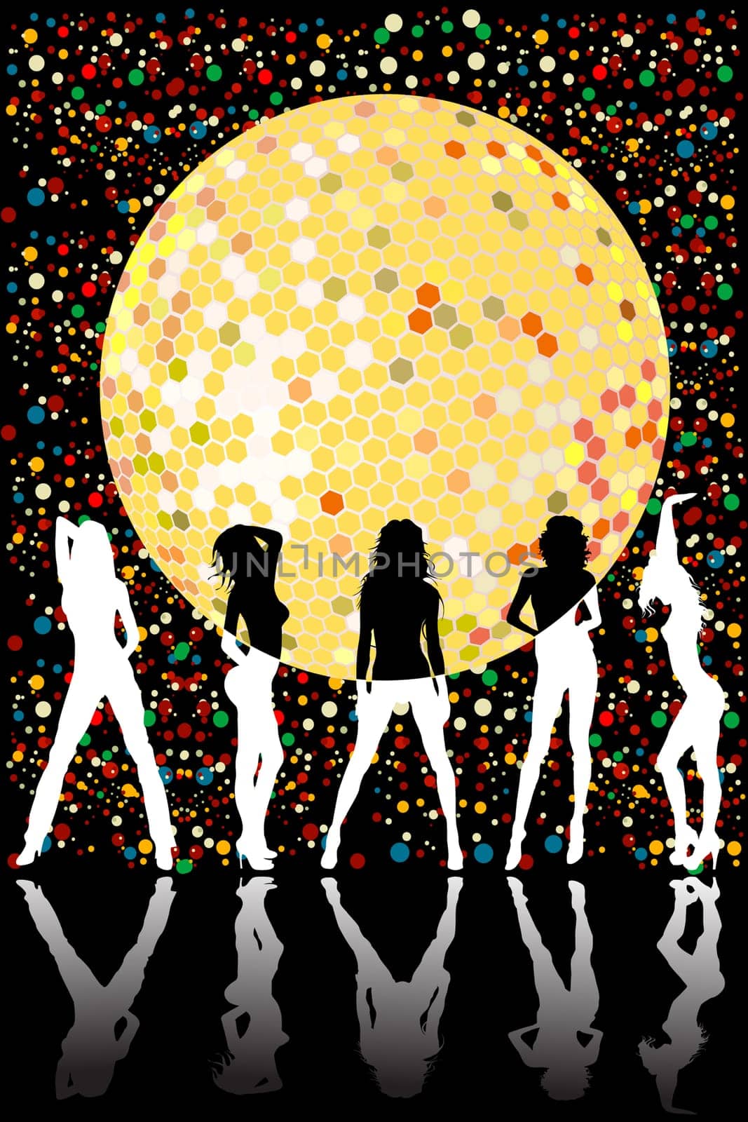 Disco party design