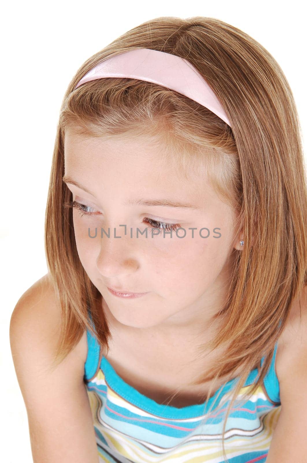 Pretty blond girl.