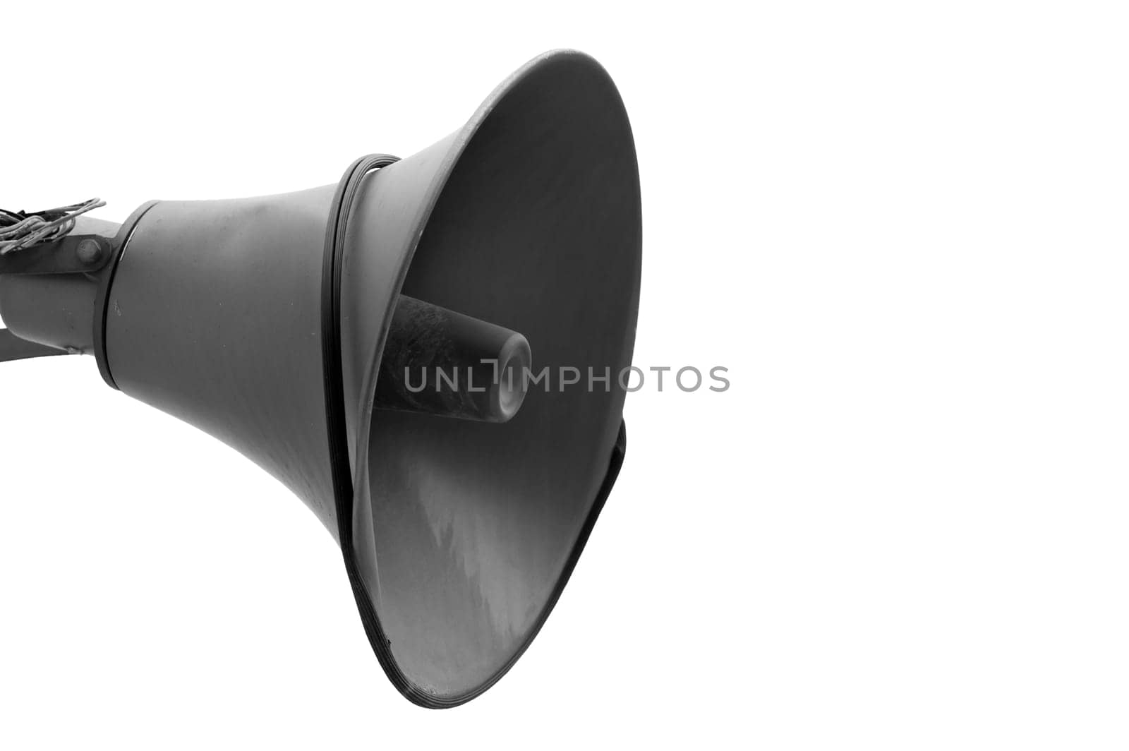 weathered loudspeaker