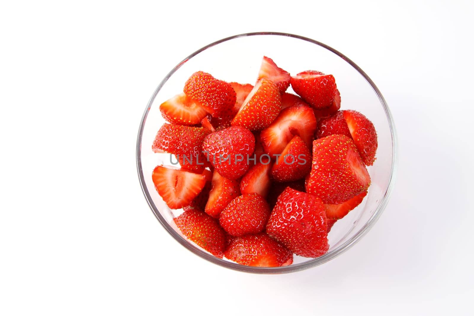 sliced strawberries