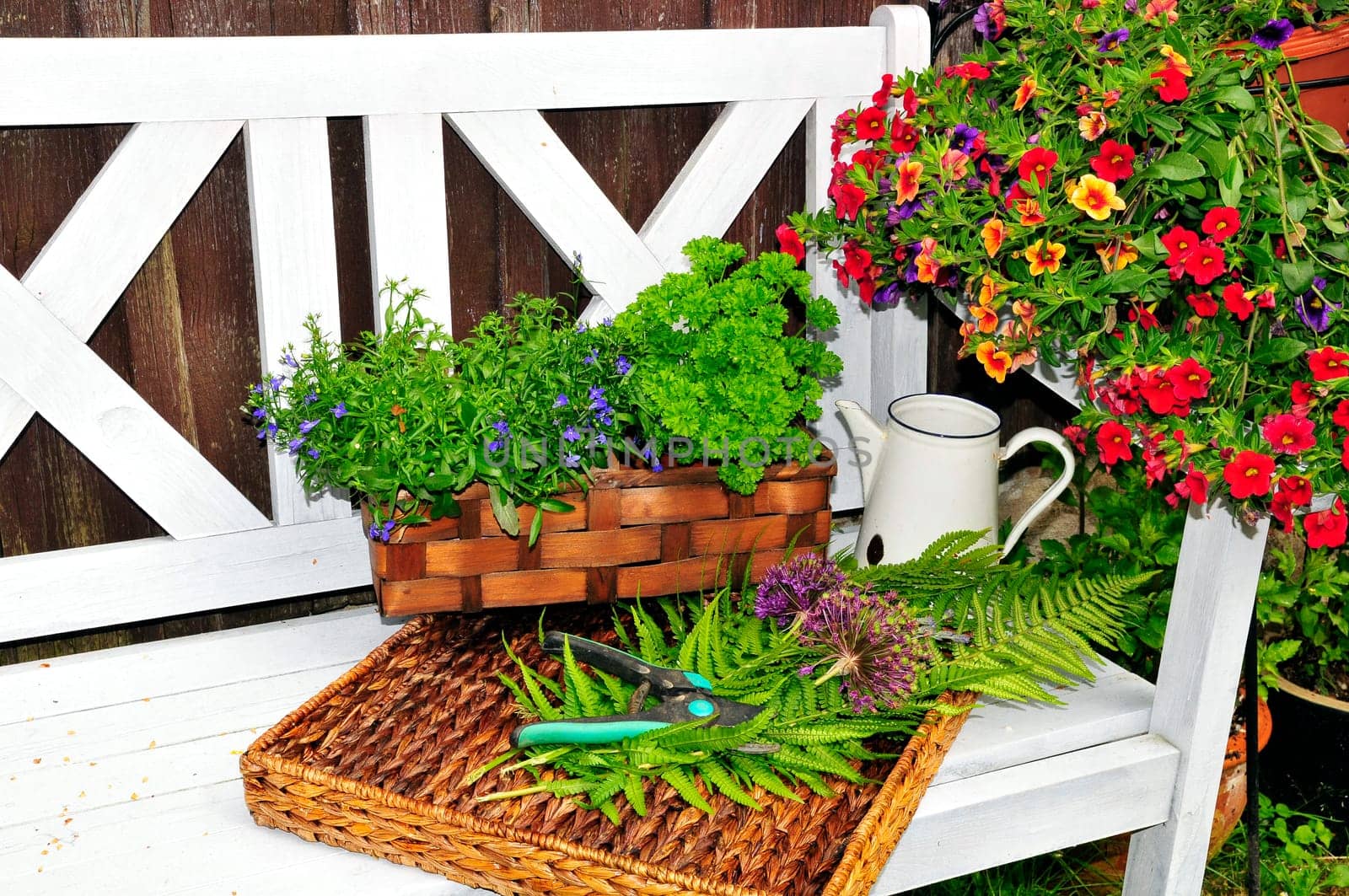 Herb Garden Bench