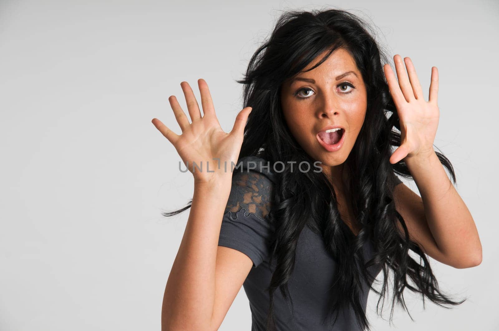 surprised girl