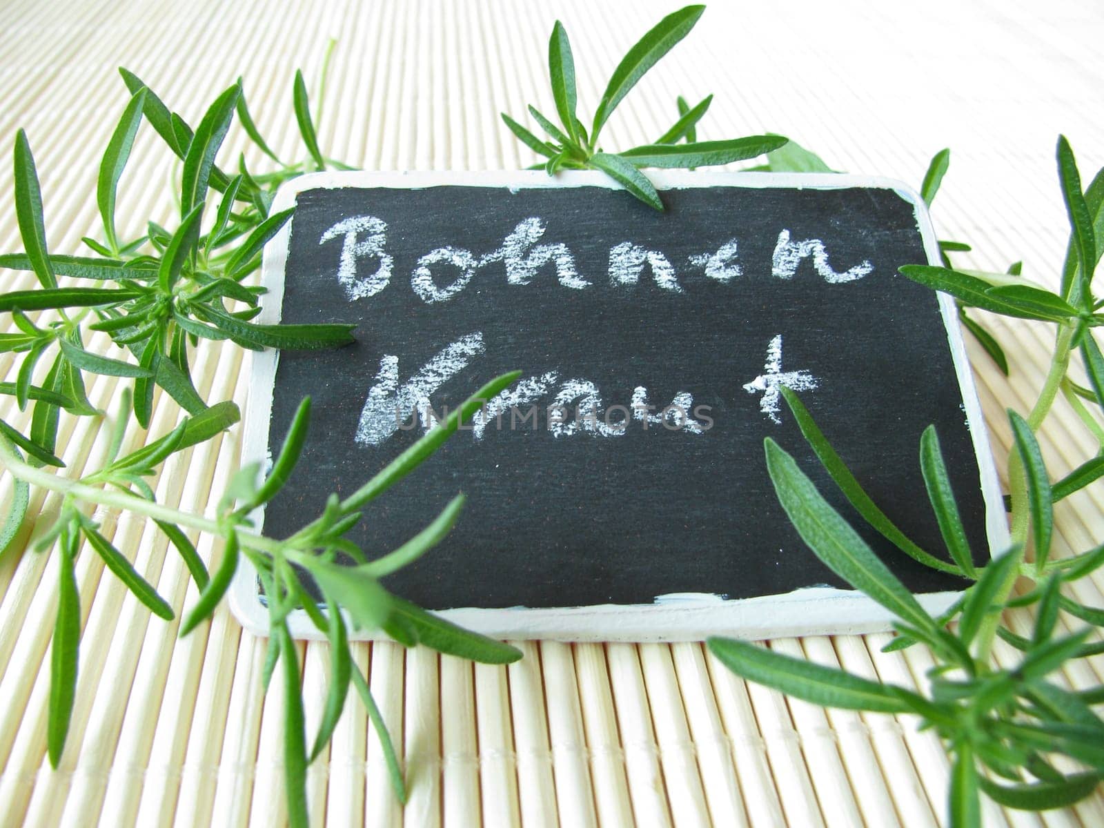 Savory with name board