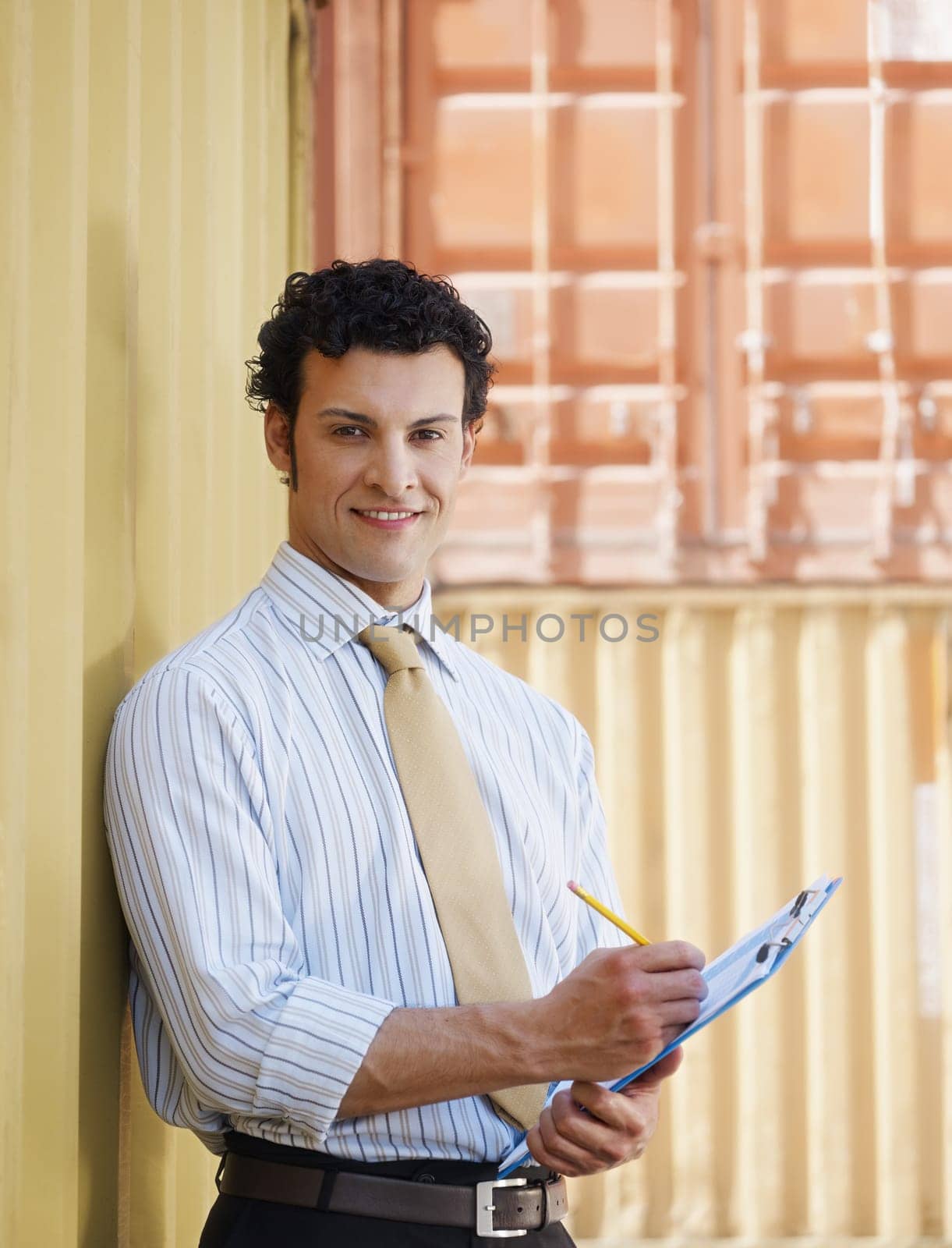 industrial worker in warehouse